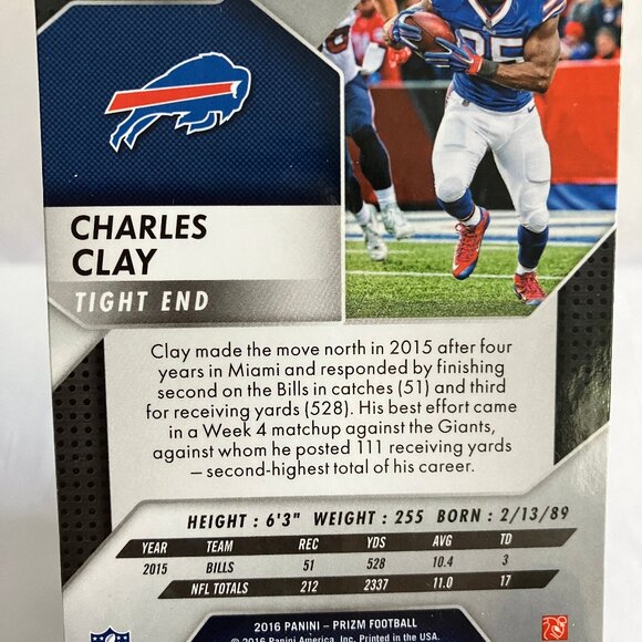 PRISTINE 2016 PANINI PRIZM NFL NY Buffalo Bills FOUR (4) SELECT TEAM MEMBERS - Picture 4 of 10